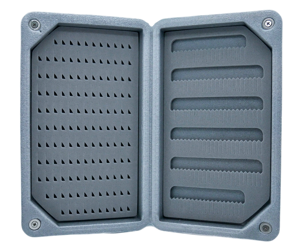 Caja flotante de espuma para moscas Miss Mayfly Lycra